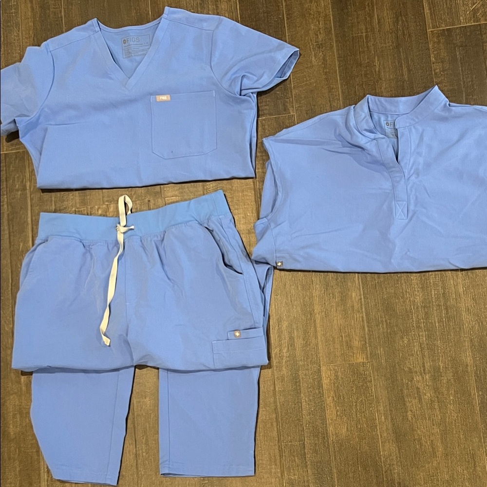 FIGS Scrubs Ceil Blue